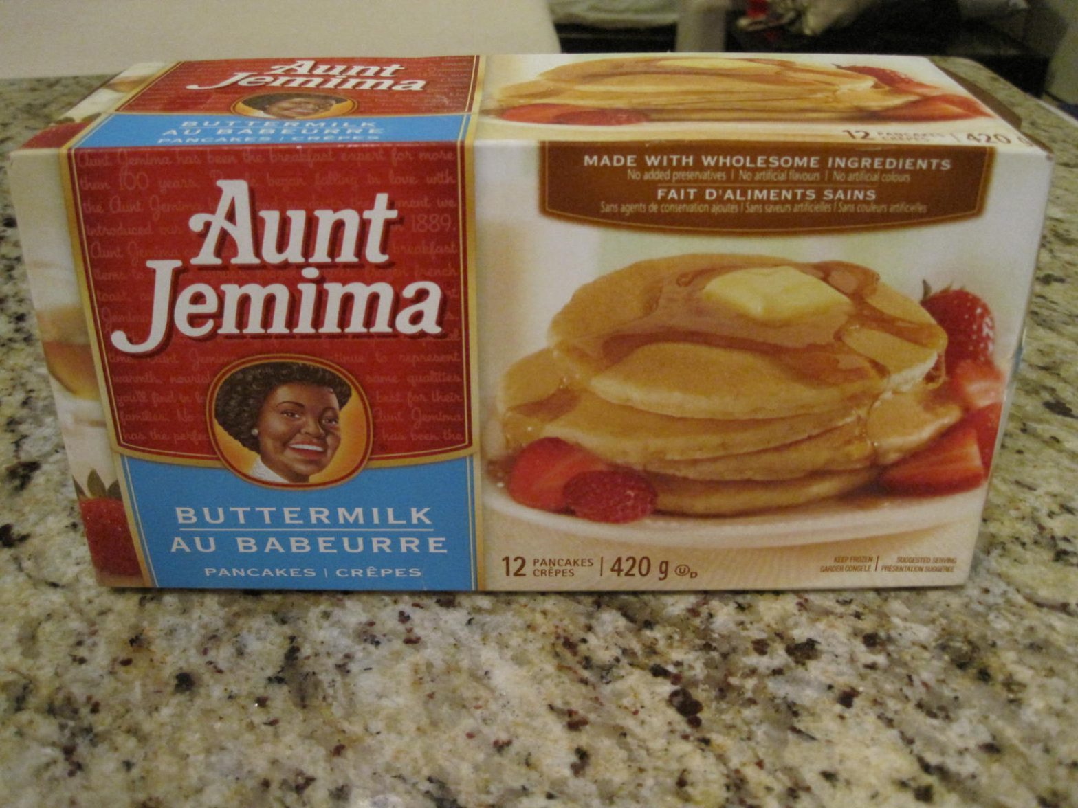 Cookoff Buttermilk pancakes made from scratch, from a mix or frozen