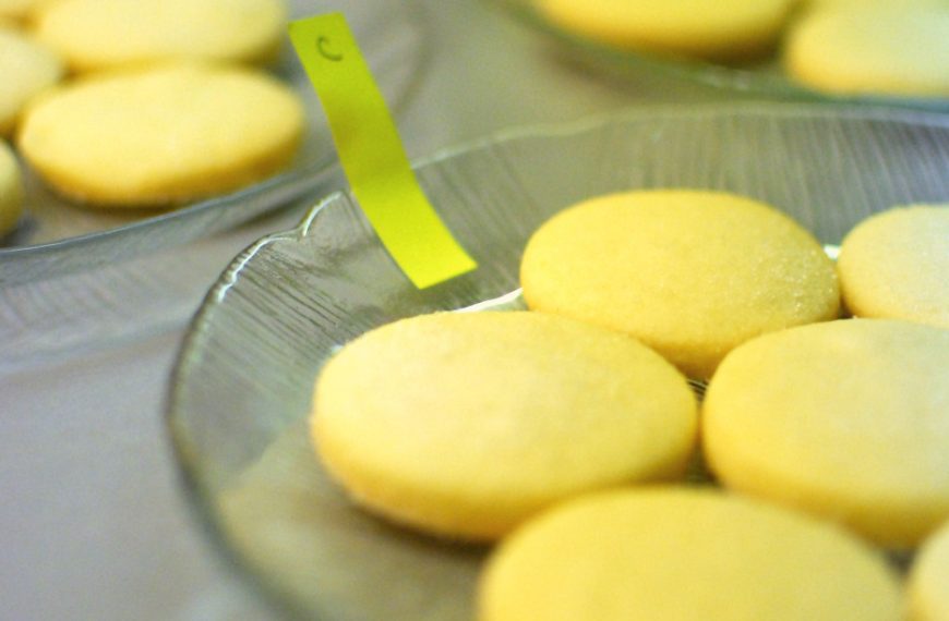 Butter versus margarine: Shortbread cookies