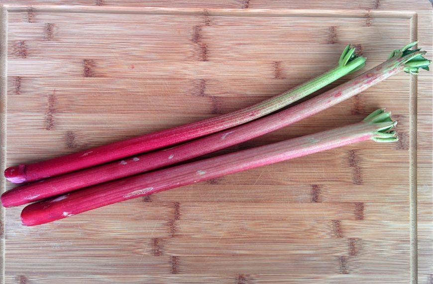 Cooking with rhubarb