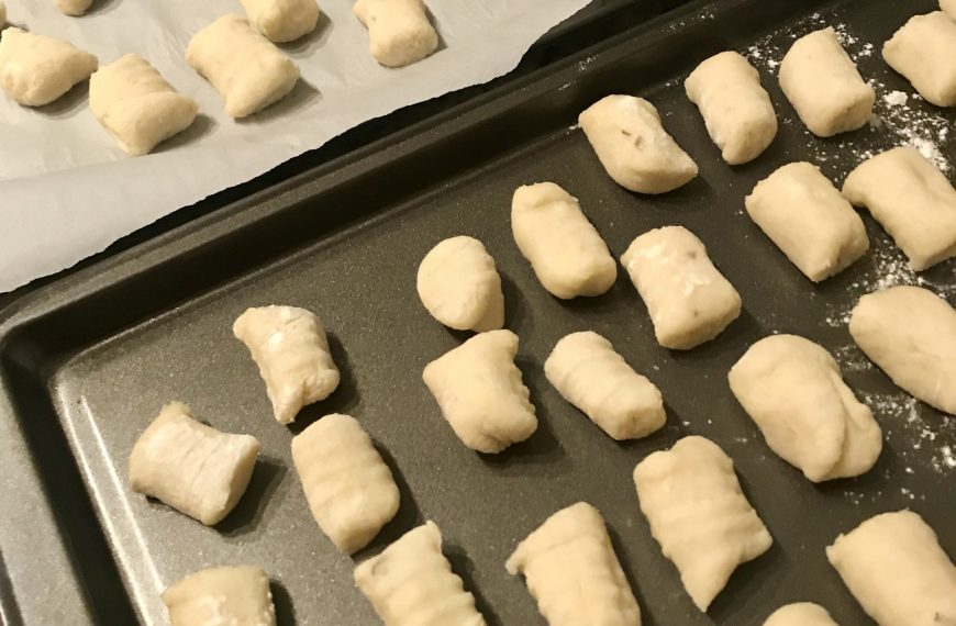 Making gnocchi with the Joseph Joseph helix potato ricer